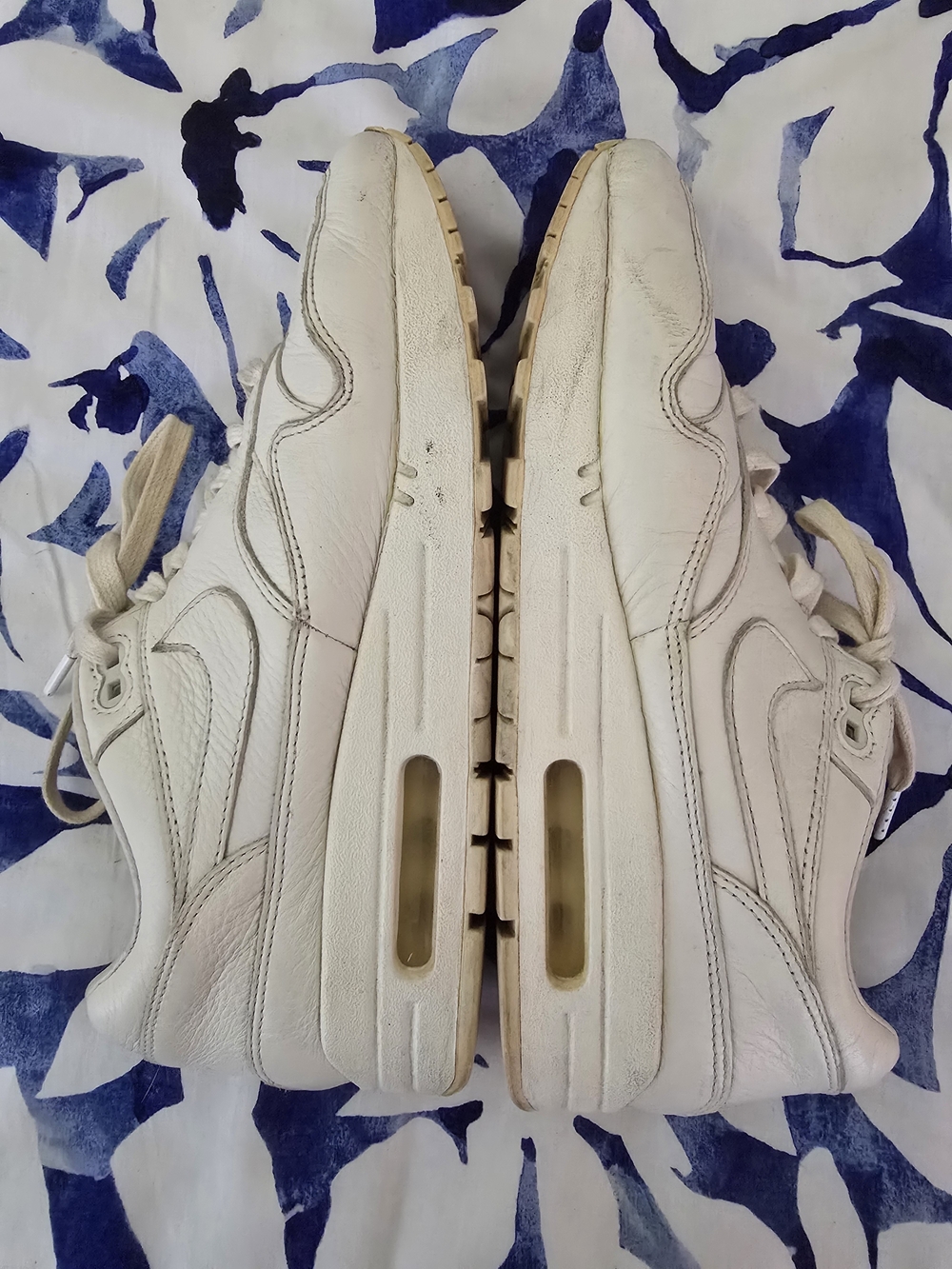 Nike Air Max White Leather Sneakers